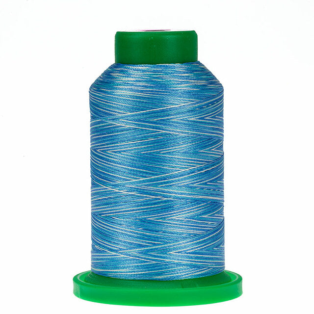 Isacord Variegated 1000m Polyester: Ocean-9605