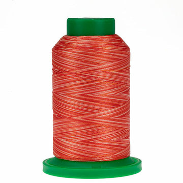 Isacord: 1000m Polyester-Variegated Atomic Orange 9924