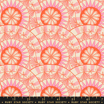 Camellia by Melody Miller: Hibiscus Balmy (1/4 Yard)