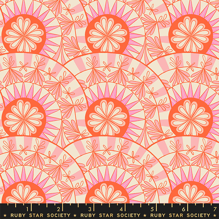Camellia by Melody Miller: Hibiscus Balmy (1/4 Yard)