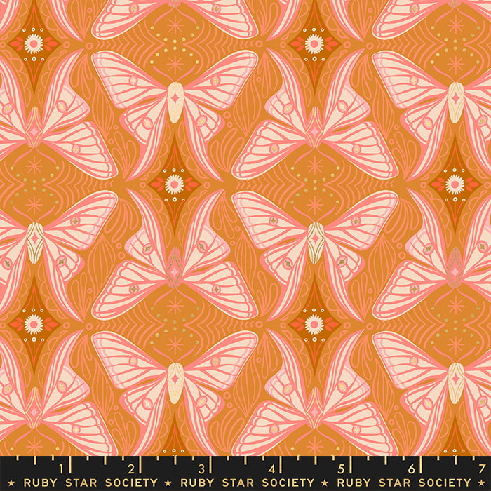 Camellia by Melody Miller: Regalia Caramel (1/4 Yard)