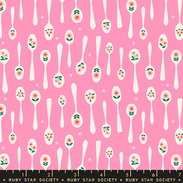 Ruby Star Society CAMELLIA: Stirring Flamingo (1/4 Yard)