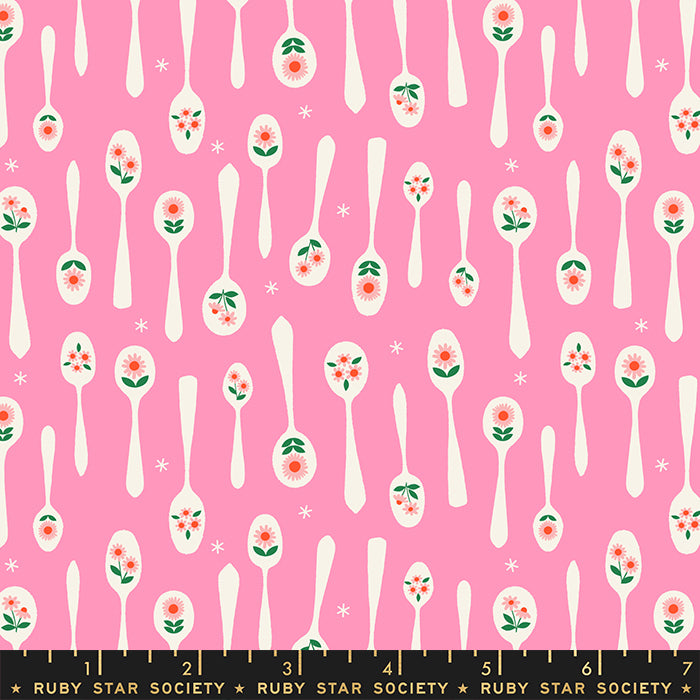 Ruby Star Society CAMELLIA: Stirring Flamingo (1/4 Yard)