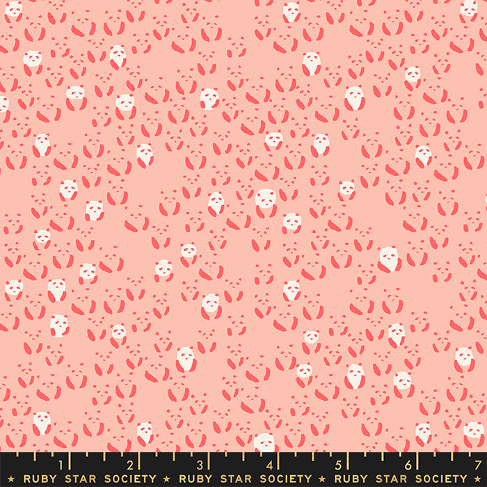 Darlings 2 by Ruby Star Society: Peach Blossom Panda (1/4 Yard)