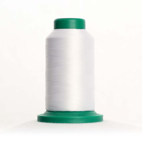 Isacord 1000m Polyester: White-0015