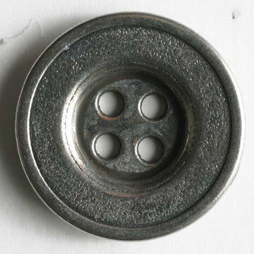Antique Silver Full Metal Button