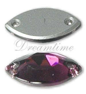 Swarovski 3222/2 Navette Crystal Amethyst