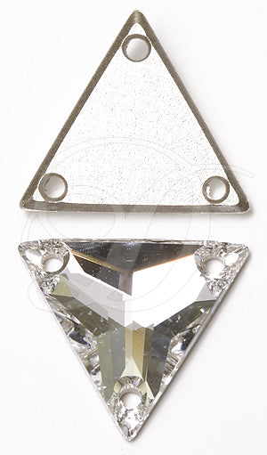Swarovski 3270 Cosmic Triangle Crystal 22 mm