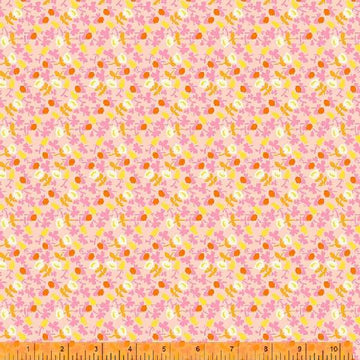 LUCKY RABBIT: Calico-Pink (1/4 Yard)
