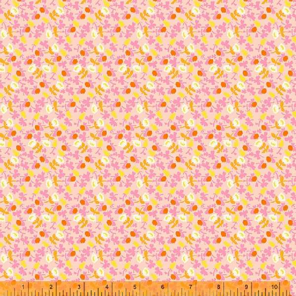 LUCKY RABBIT: Calico-Pink (1/4 Yard)