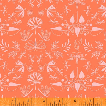 AERIAL: Wingspan Orange (1/4 Yard)