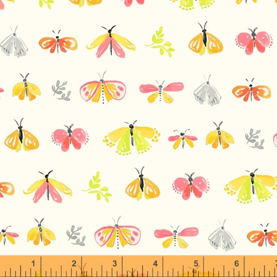 Ariel: Petites Bêtes Ivory (1/4 Yard)