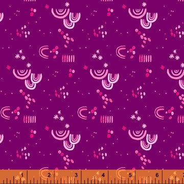 Ariel: Ariel Embellishment Purple (1/4 Yard)