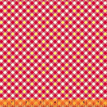 Five and Ten: Pixy Plaid Red (1/4 Yard)