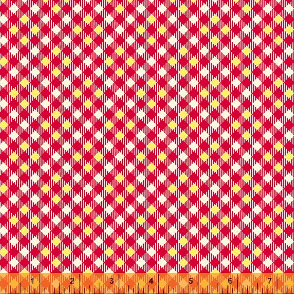 Five and Ten: Pixy Plaid Red (1/4 Yard)