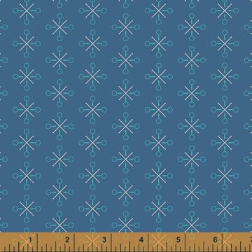 CLUELESS: Spotted-Blue (1/4 Yard)