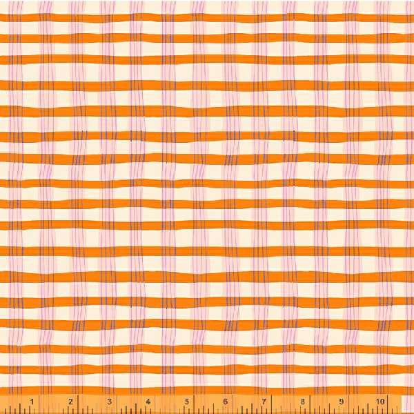 LUCKY RABBIT: Painted Plaid-Lilac (1/4 Yard)