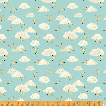 LAND AND SEA: Seabirds And Clouds-Daylight (1/4 Yard)