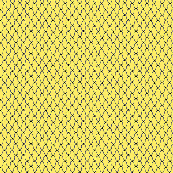 Bumble Bee: Mosaic Yellow (1/4 Yard)