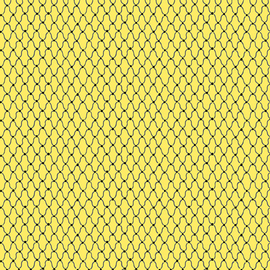 Bumble Bee: Mosaic Yellow (1/4 Yard)