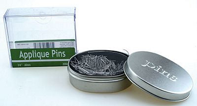 3/4IN APPLIQUE PINS 200CT