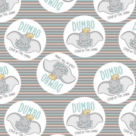 Disney: Dumbo Star of the Show (1/4 Yard)