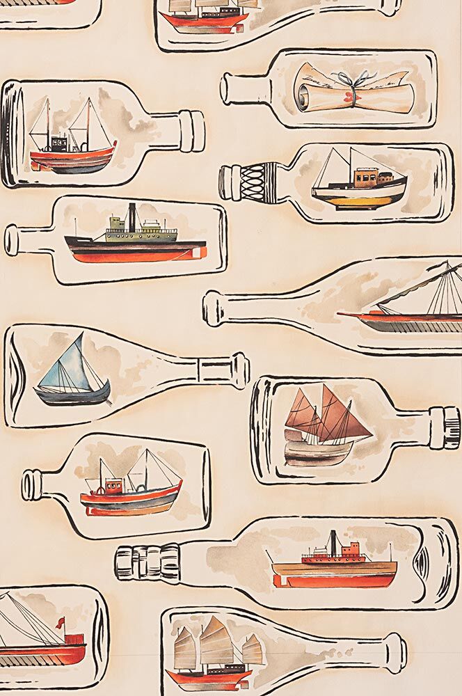 Message in a Bottle (1/4 Yard)