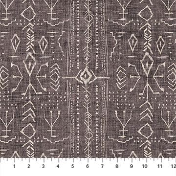 Forest Fable: Stripe-Brown (1/4 Yard)