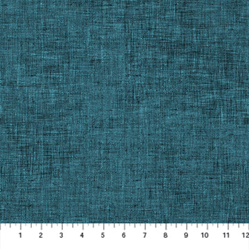 Forest Fable: Burlap-Teal (1/4 Yard)