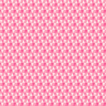 Peppermint- Triangles in Pink (1/4 Yard)
