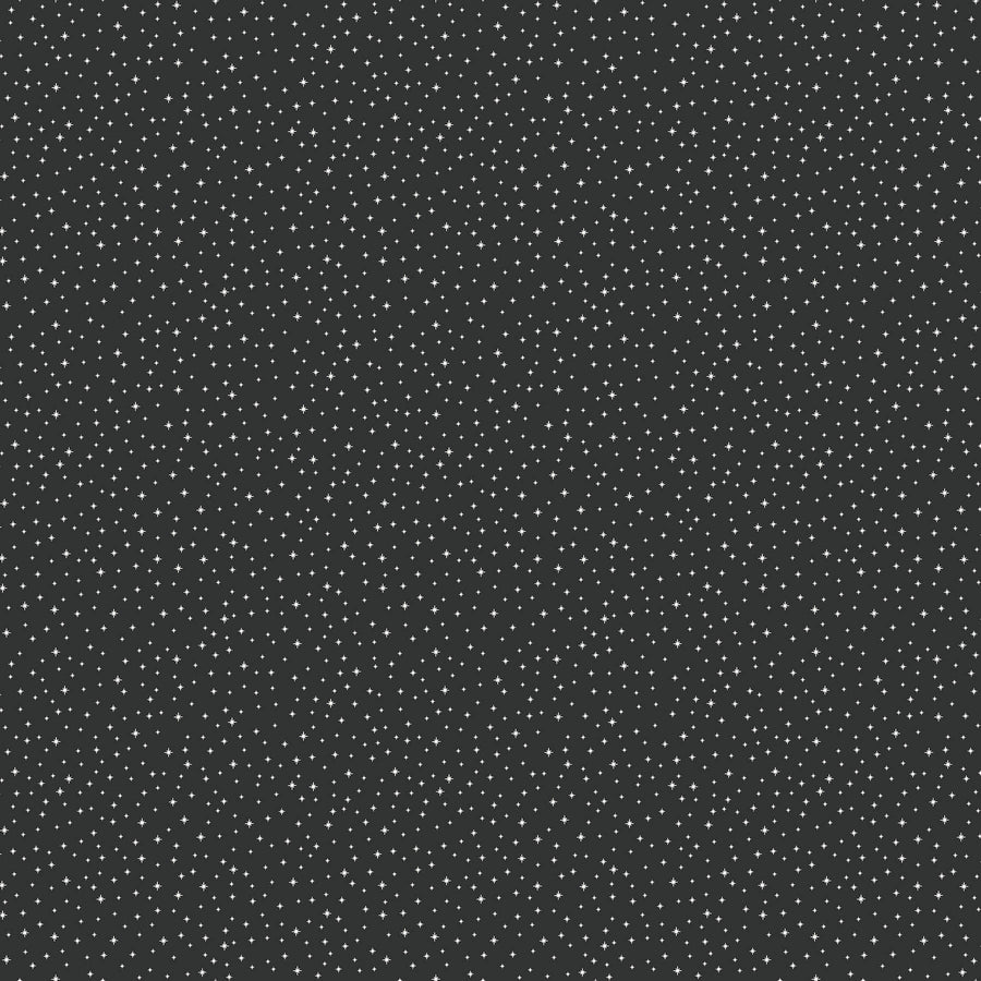 Peppermint- Stars in Black (1/4 Yard)