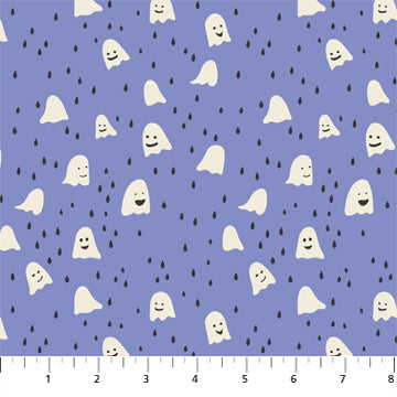 GHOST TOWN: Blue Ghosts (1/4 Yard)