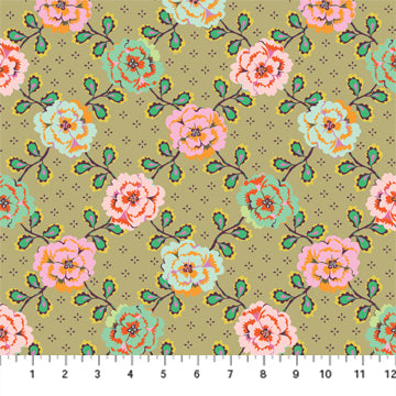 Kindred Sketches: Connection - Antique (1/4 Yard)