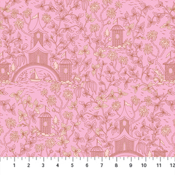 Kindred Sketches: Teahouse - Primrose (1/4 Yard)