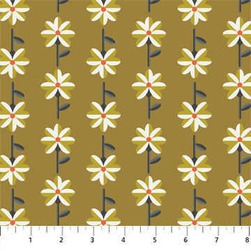 PICKLE JUICE: Daisy-Mustard (1/4 Yard)