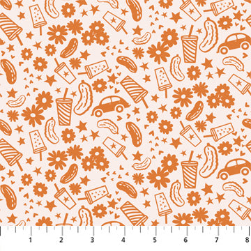 PICKLE JUICE: Tossed Juice-Cream (1/4 Yard)