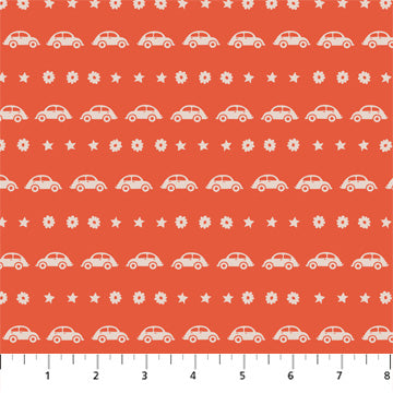 PICKLE JUICE: Cars-Red (1/4 Yard)