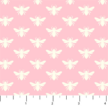 LOCAL HONEY: Bee Dot-Blush (1/4 Yard)