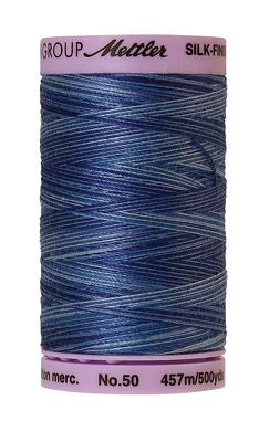 Mettler Silk Finish Cotton Multi 500 YDS - EVENING BLUE