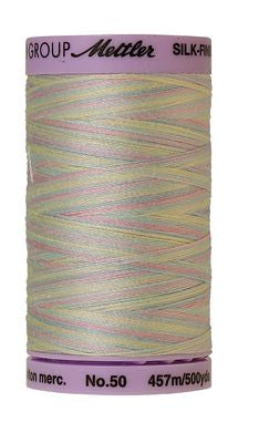 SILK-FINISH: 50wt Cotton Variegated 500m-Baby Blanket 9826