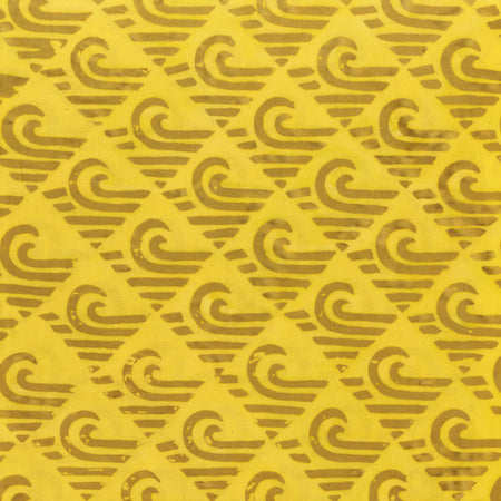 Pura Vida: Tidal Wave- LEMON LIME (1/4 Yard)