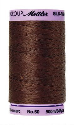 Mettler Silk Finish Cotton 50wt 500m - FRIAR BROWN