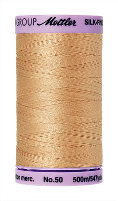 Mettler Silk Finish Cotton 50wt 500m - OAT STRAW