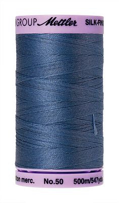 Mettler Silk Finish Cotton 50wt 500m - SMOKEY BLUE