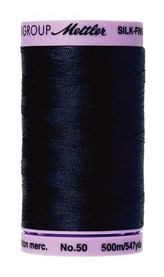 SILK-FINISH: 50wt Cotton 500m-Dark Blue 0827