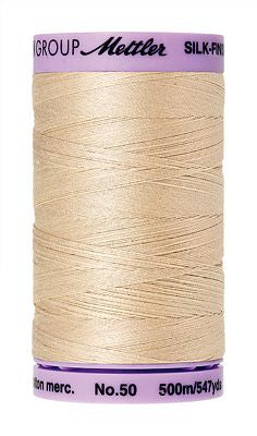Mettler Silk Finish Cotton 50wt 500m - EGGSHELL