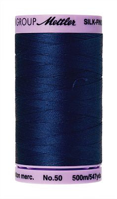 SILK-FINISH: 50wt Cotton 500m-Imperial Blue 1304