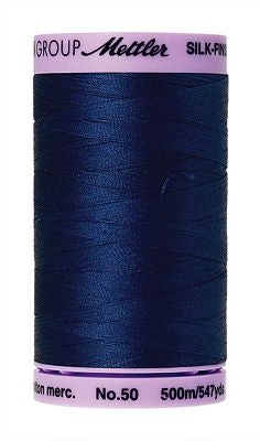 Mettler Silk Finish Cotton 50wt 500m - IMPERIAL BLUE