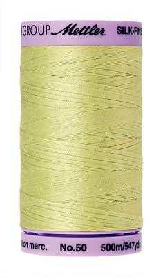 SILK-FINISH: 50wt Cotton 500m-Spring Green 1343
