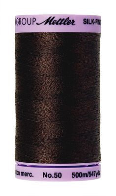 SILK-FINISH: 50wt Cotton 500m-Black Peppercorn 1382